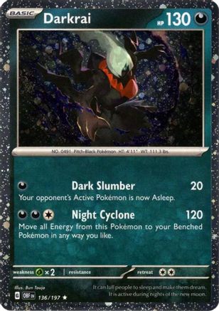 Miscellaneous Cards & Products Darkrai (Cosmos Holo) #136