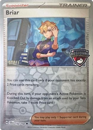 League & Championship Cards Briar - 132/142 (Regional Championship) [Staff] #132