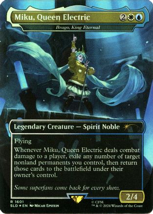 Miku, Queen Electric - Brago, King Eternal (Rainbow Foil)