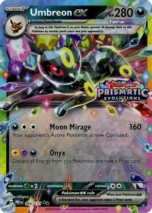 Miscellaneous Cards & Products Umbreon ex - 060/131 (Prismatic Evolutions Stamp) #060