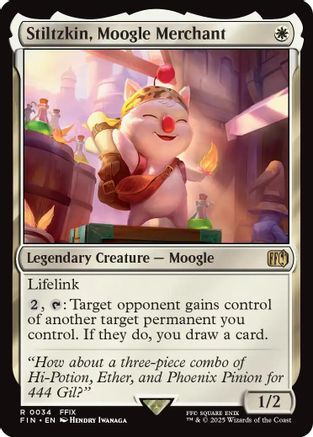FINAL FANTASY Stiltzkin, Moogle Merchant #34