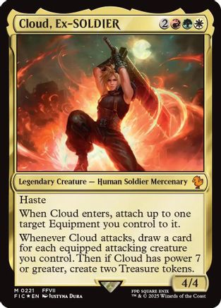 Cloud, Ex-SOLDIER (Surge Foil)