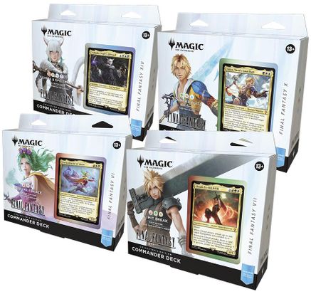 Final Fantasy Commander Decks Collectors Edition Set of 4