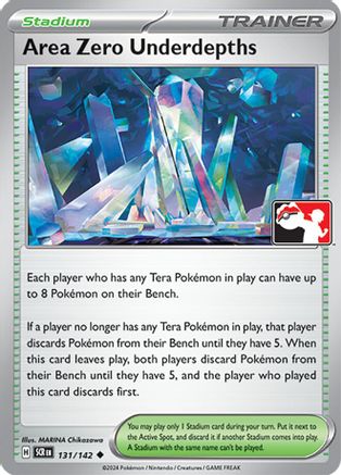 Prize Pack Series Cards Area Zero Underdepths #131