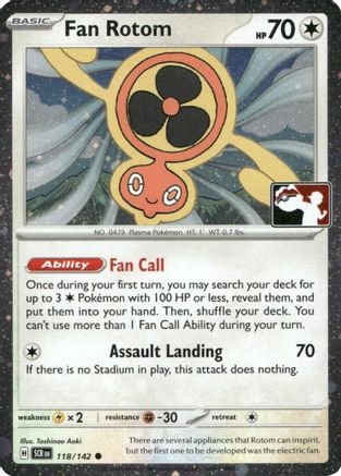 Prize Pack Series Cards Fan Rotom #118