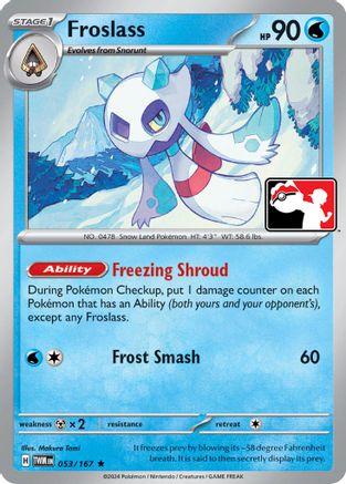 Prize Pack Series Cards Froslass #053