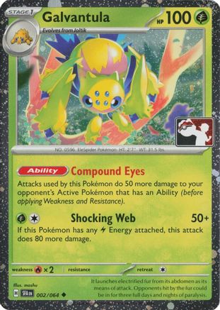 Prize Pack Series Cards Galvantula #002