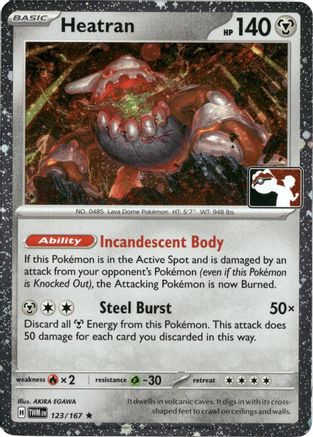 Prize Pack Series Cards Heatran #123