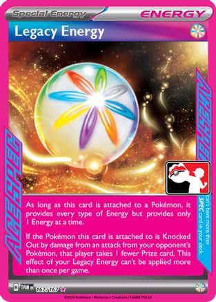 Prize Pack Series Cards Legacy Energy #167