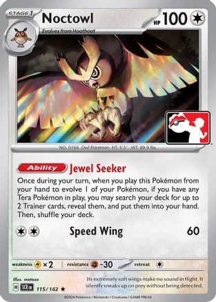 Prize Pack Series Cards Noctowl #115
