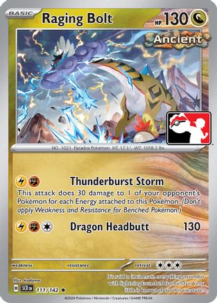 Prize Pack Series Cards Raging Bolt #111