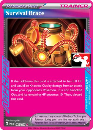 Prize Pack Series Cards Survival Brace #164