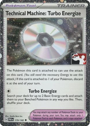 Prize Pack Series Cards Technical Machine: Turbo Energize #179