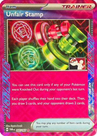 Prize Pack Series Cards Unfair Stamp #165