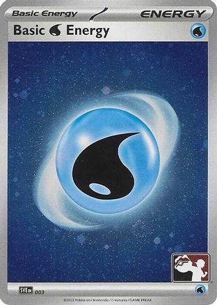 Prize Pack Series Cards Basic Water Energy - 003 (Cosmos Holo) #003
