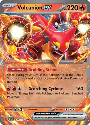 SV09: Journey Together Volcanion ex #031