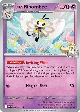 SV09: Journey Together Lillie's Ribombee #067