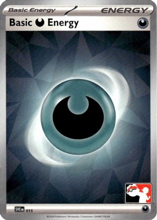 Prize Pack Series Cards Basic Darkness Energy #015