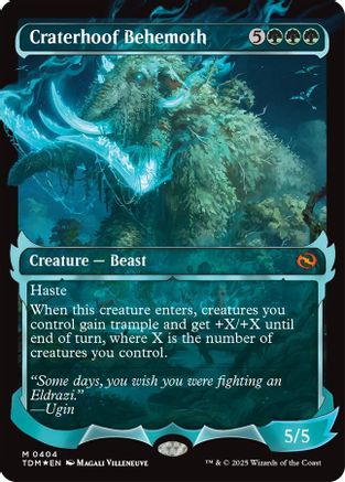 Craterhoof Behemoth (Showcase)