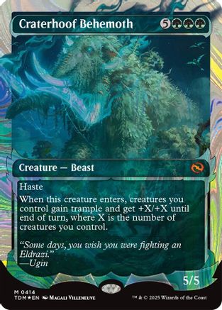 Craterhoof Behemoth (Showcase) (Halo Foil)