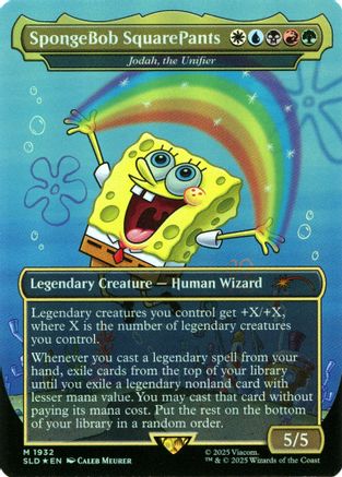 SpongeBob SquarePants - Jodah, the Unifier (Rainbow Foil)