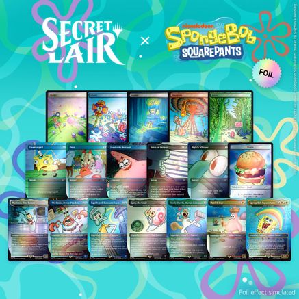 Secret Lair Bundle Spongebob Squarepants Rainbow Foil