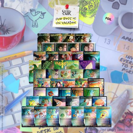 Secret Lair Bundle Our Boss is on Vacation Superdrop Break Room Disco Ball Made of Foils