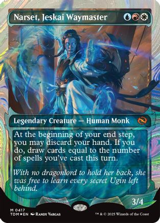 Narset, Jeskai Waymaster (Showcase) (Halo Foil)