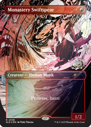 Monastery Swiftspear (2038) (Rainbow Foil)