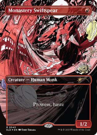 Monastery Swiftspear (2043) (Raised Foil)