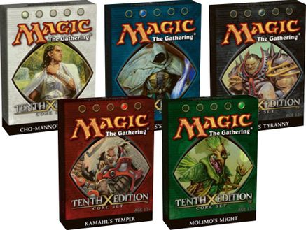 Tenth Edition Theme Decks Set of 5