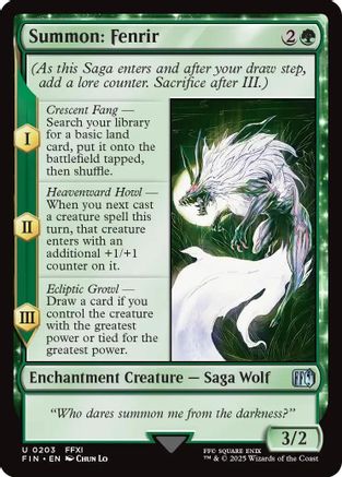 FINAL FANTASY Summon: Fenrir #203