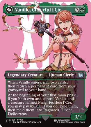FINAL FANTASY Vanille, Cheerful l'Cie (Borderless) #392