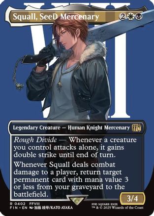 Squall, SeeD Mercenary (Borderless)