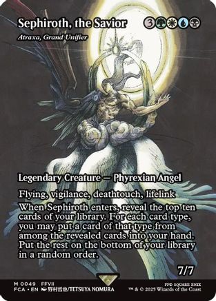 Sephiroth, the Savior - Atraxa, Grand Unifier (Showcase)
