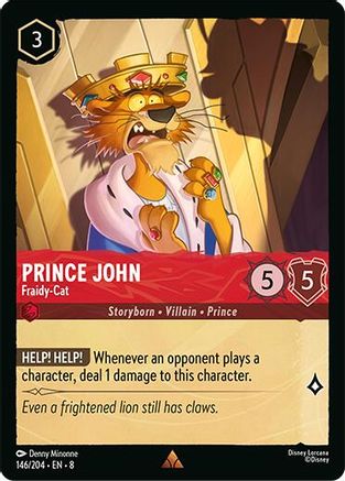 Prince John - Fraidy-Cat