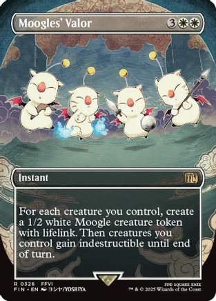 Moogles' Valor (Borderless)