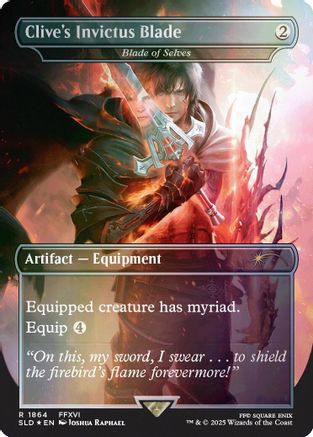 Clive's Invictus Blade - Blade of Selves (Rainbow Foil)