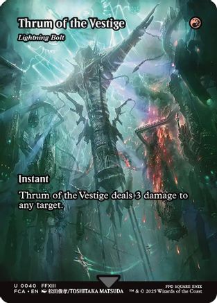 Thrum of the Vestige - Lightning Bolt (Showcase)