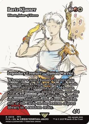 Bartz Klauser - Winota, Joiner of Forces (Showcase)