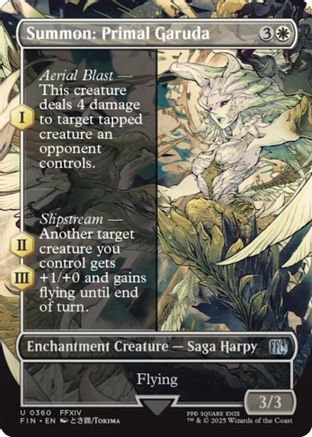 FINAL FANTASY Summon: Primal Garuda (Borderless) #360