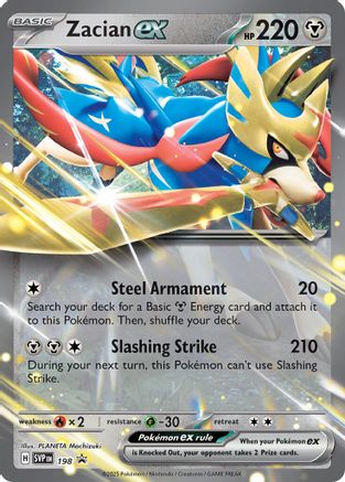 SV: Scarlet & Violet Promo Cards Zacian ex #198