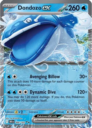 SV10: Destined Rivals Dondozo ex #066