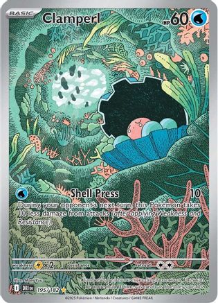 SV10: Destined Rivals Clamperl #195