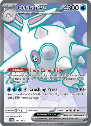 SV10: Destined Rivals Cetitan ex #210