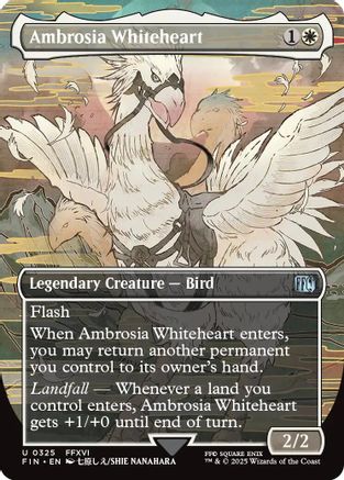 FINAL FANTASY Ambrosia Whiteheart (Borderless) #325