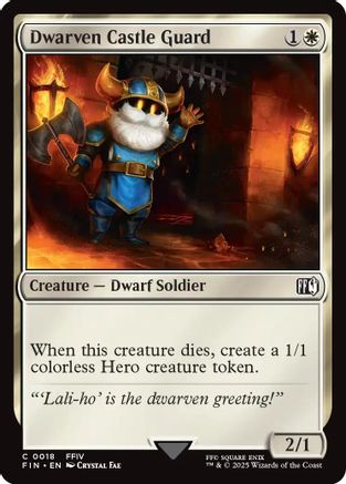 FINAL FANTASY Dwarven Castle Guard #18
