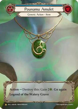 Pounamu Amulet