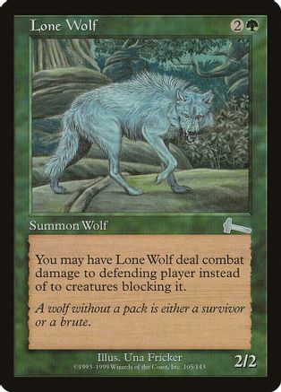 Lone Wolf - Urza's Legacy - Magic: The Gathering