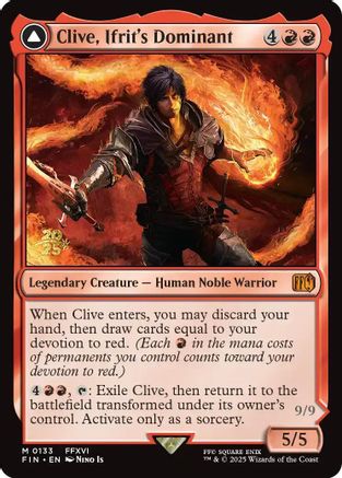 Clive, Ifrit's Dominant